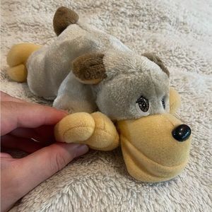 1991 Playskool L’il Pooches “Spike” Plush, mouth opens when squeezed.